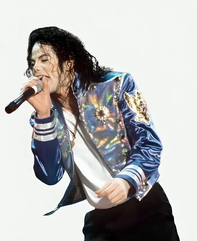 Michael Jackson Blood On the Dance Floor Blue Jacket