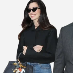 NYC 2026 Anne Hathaway Cropped Jacket