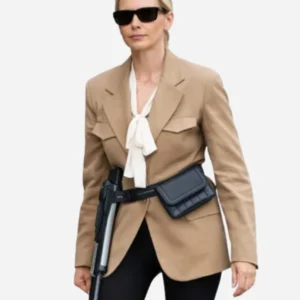 Sarah Michelle Gellar Ready or Not 2 Here I Come Khaki Jacket