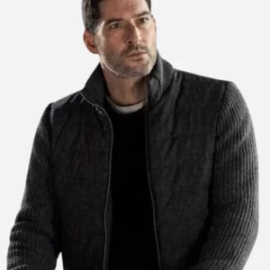 Tom Ellis CIA S01 Grey Jacket