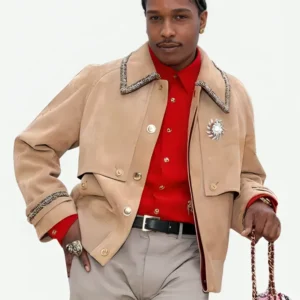 Chanel Cruise Show 2026 A$AP Rocky Suede Jacket