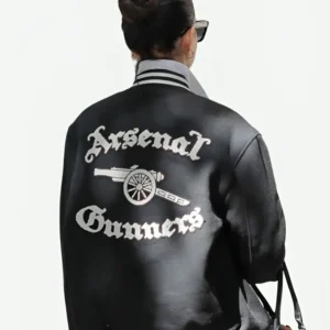 Anne Hathaway NYC 2026 Arsenal Jacket