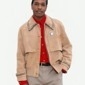 Chanel Cruise Show 2026 A$AP Rocky Suede Jacket