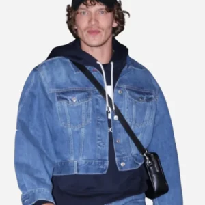 Connor Storrie 2026 SNL Crop Denim Jacket