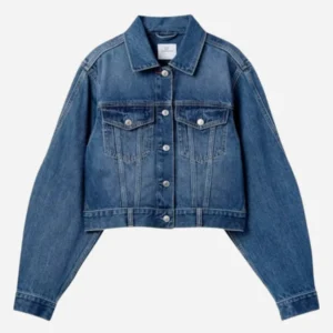 Connor Storrie 2026 SNL Crop Denim Jacket