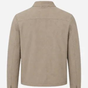 Dylan Carter The Voice S24 Grey Suede Jacket
