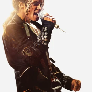 Michael 2026 Jaafar Jackson Black Belted Jacket