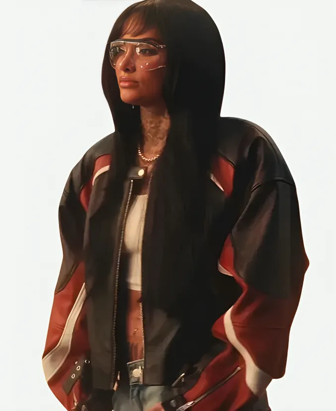 Kehlani Out The Window Leather Jacket