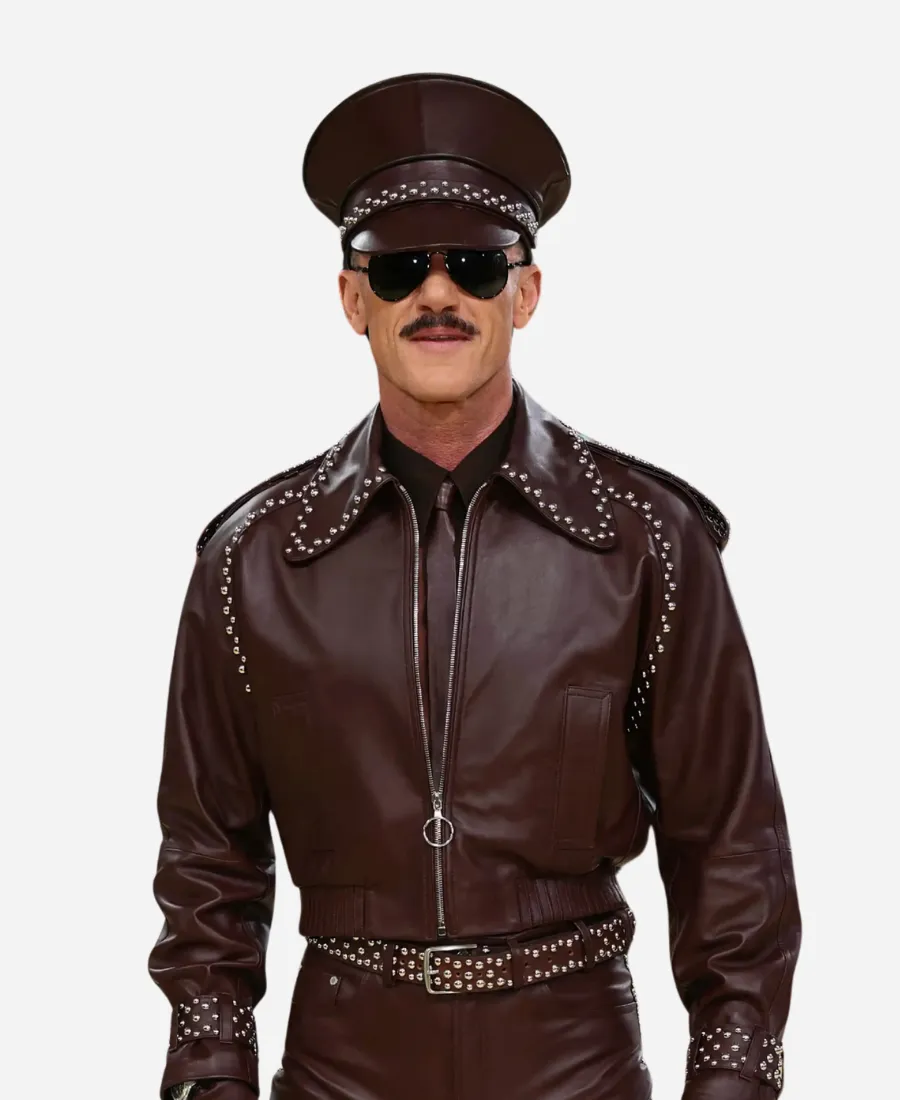 Luke Evans 2026 Met Gala Leather Jacket