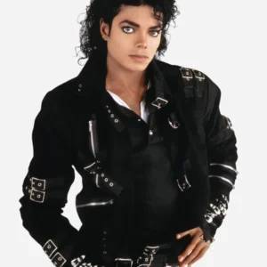 Michael 2026 Jaafar Jackson Black Belted Jacket
