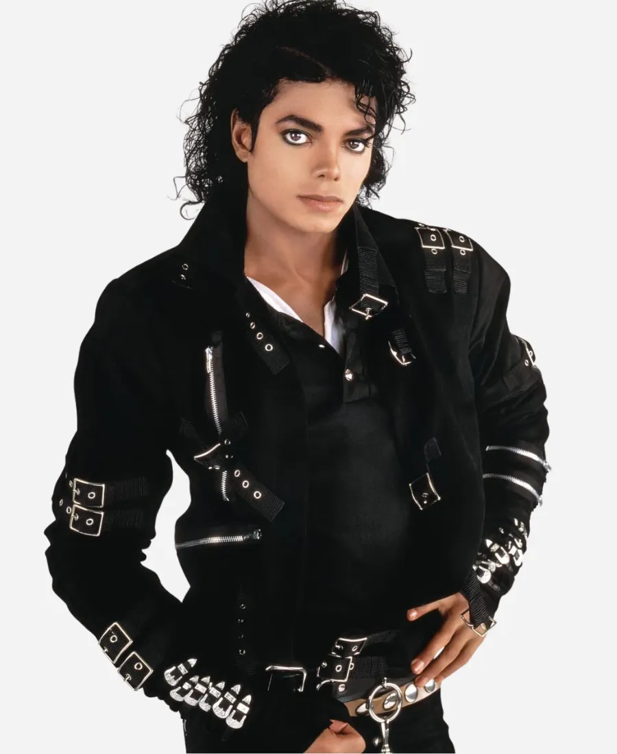 Michael 2026 Jaafar Jackson Black Belted Jacket