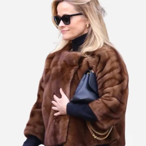 Reese Witherspoon NYC 2026 Fur Jacket