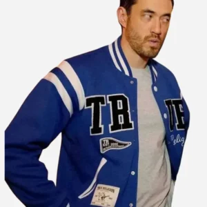 Street Fighter Event Andrew Koji Blue Varsity Jacket