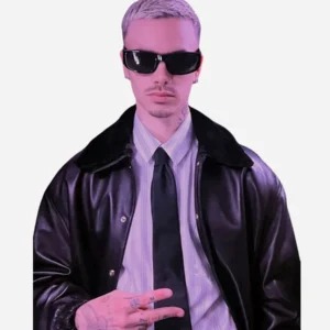 Willy Chavarria FW26 Romeo Beckham Leather Jacket