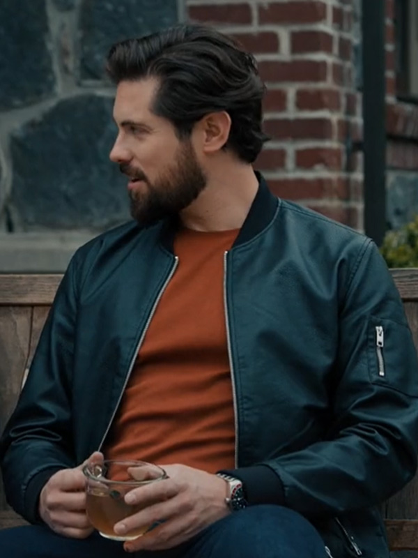 3 Bed 2 Bath 1 Ghost Chris McNally Black Bomber Jacket