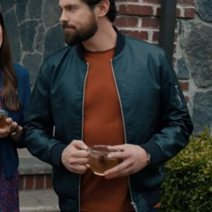 3 Bed 2 Bath 1 Ghost Chris McNally Black Bomber Jacket