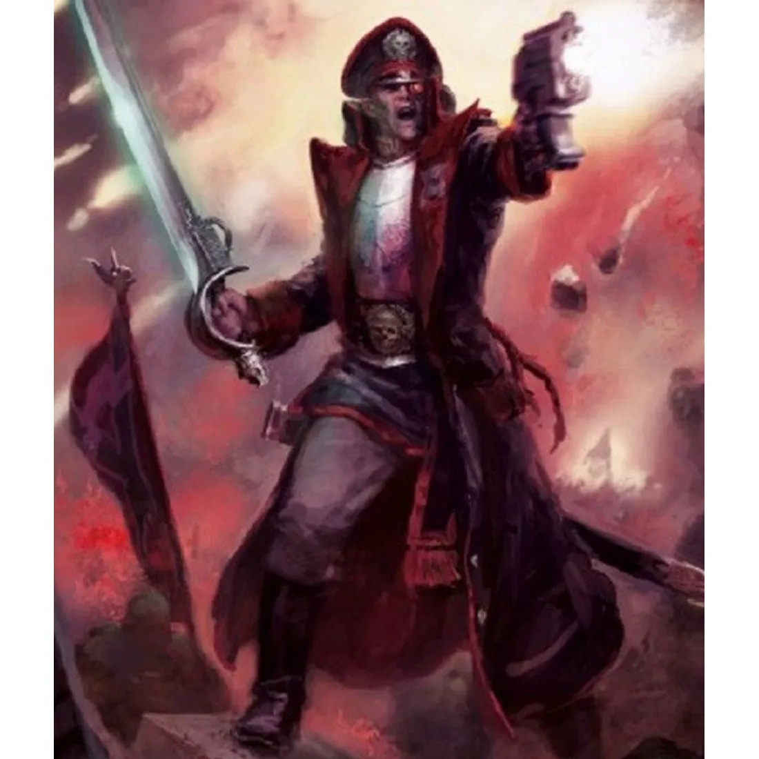 Commissar Warhammer Trench Coat