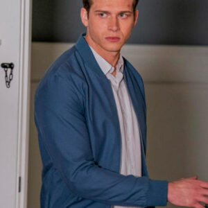 9-1-1 Oliver Stark Blue Bomber Jacket