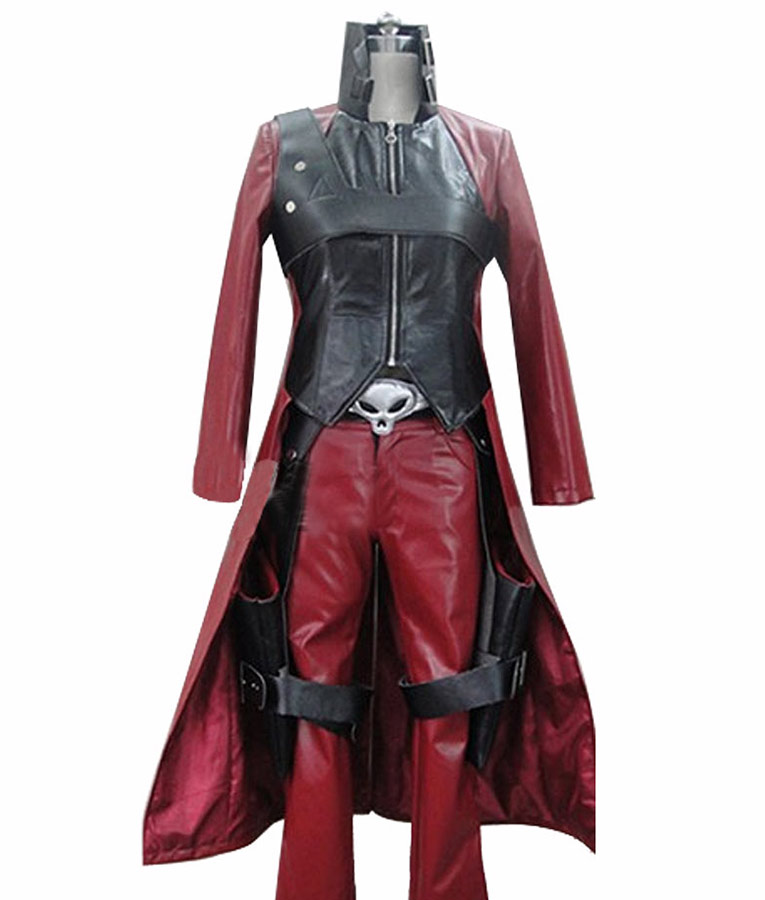 Dante Devil May Cry Black Leather Coat