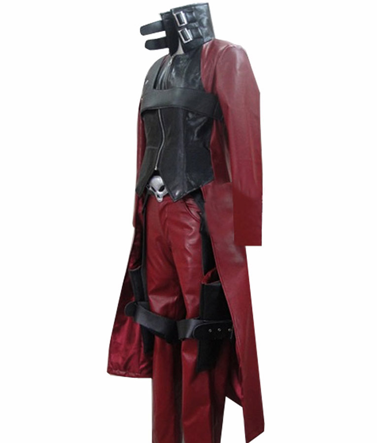 Dante Devil May Cry Black Leather Coat