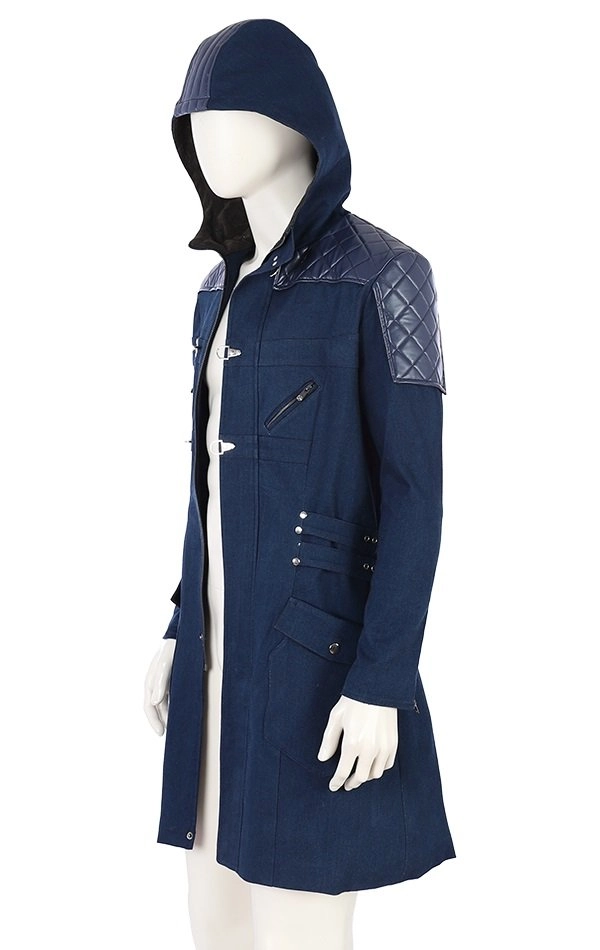 Devil May Cry 5 Nero Blue Trench Coat