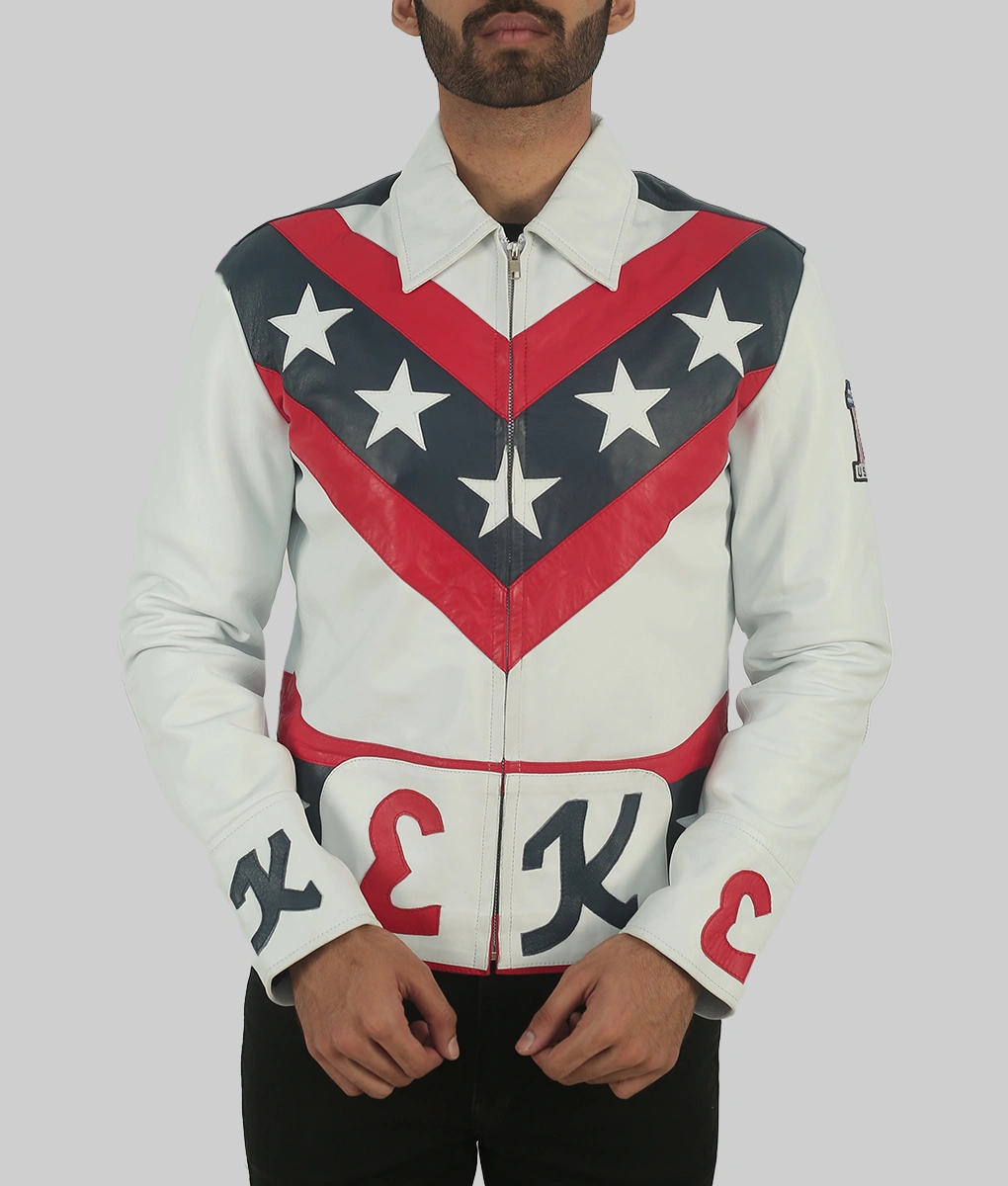 Daredevil Evel Knievel Leather Jacket