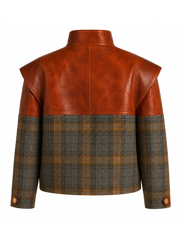 Ferrari Leather Wool Gradient Jacket