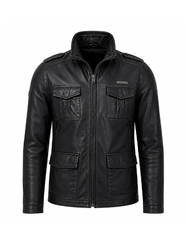 Mens Brad Leather Jacket