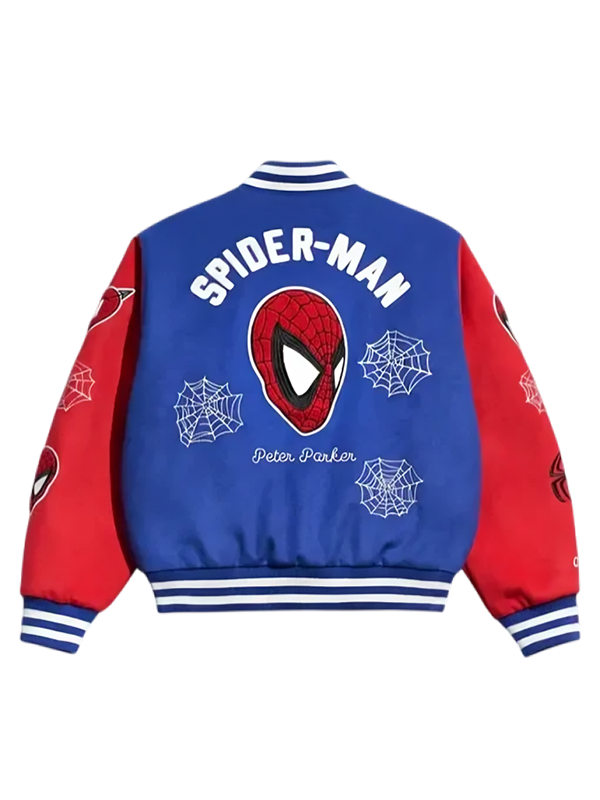Peter Parker Spider Man Varsity Jacket