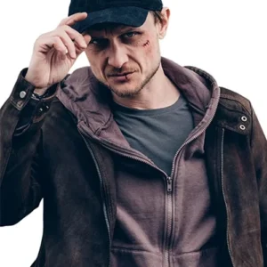 Subteran Cezar Grumazescu Roman Brown Suede Leather Jacket