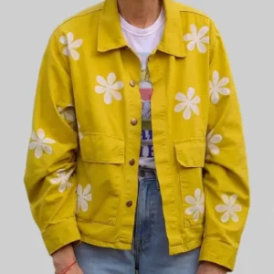 The Four Seasons S02 Kerri Kenney Daisy Print Yellow Jacket