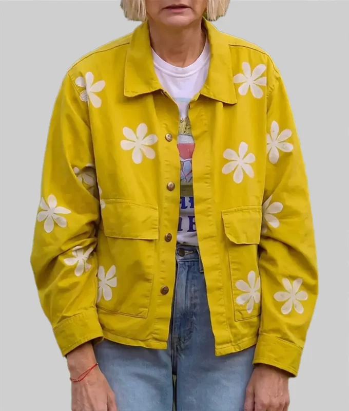 The Four Seasons S02 Kerri Kenney Daisy Print Yellow Jacket