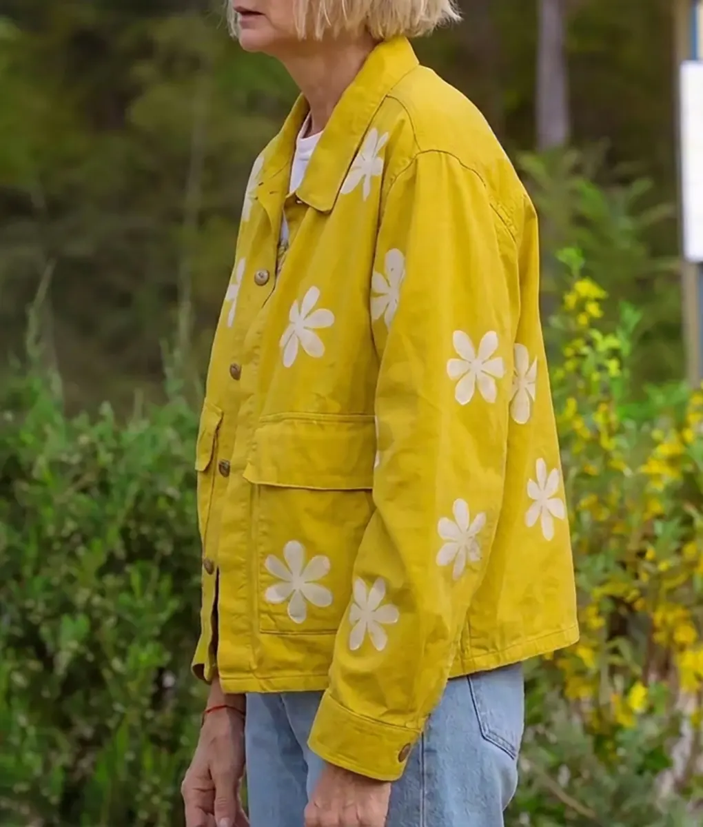 The Four Seasons S02 Kerri Kenney Daisy Print Yellow Jacket