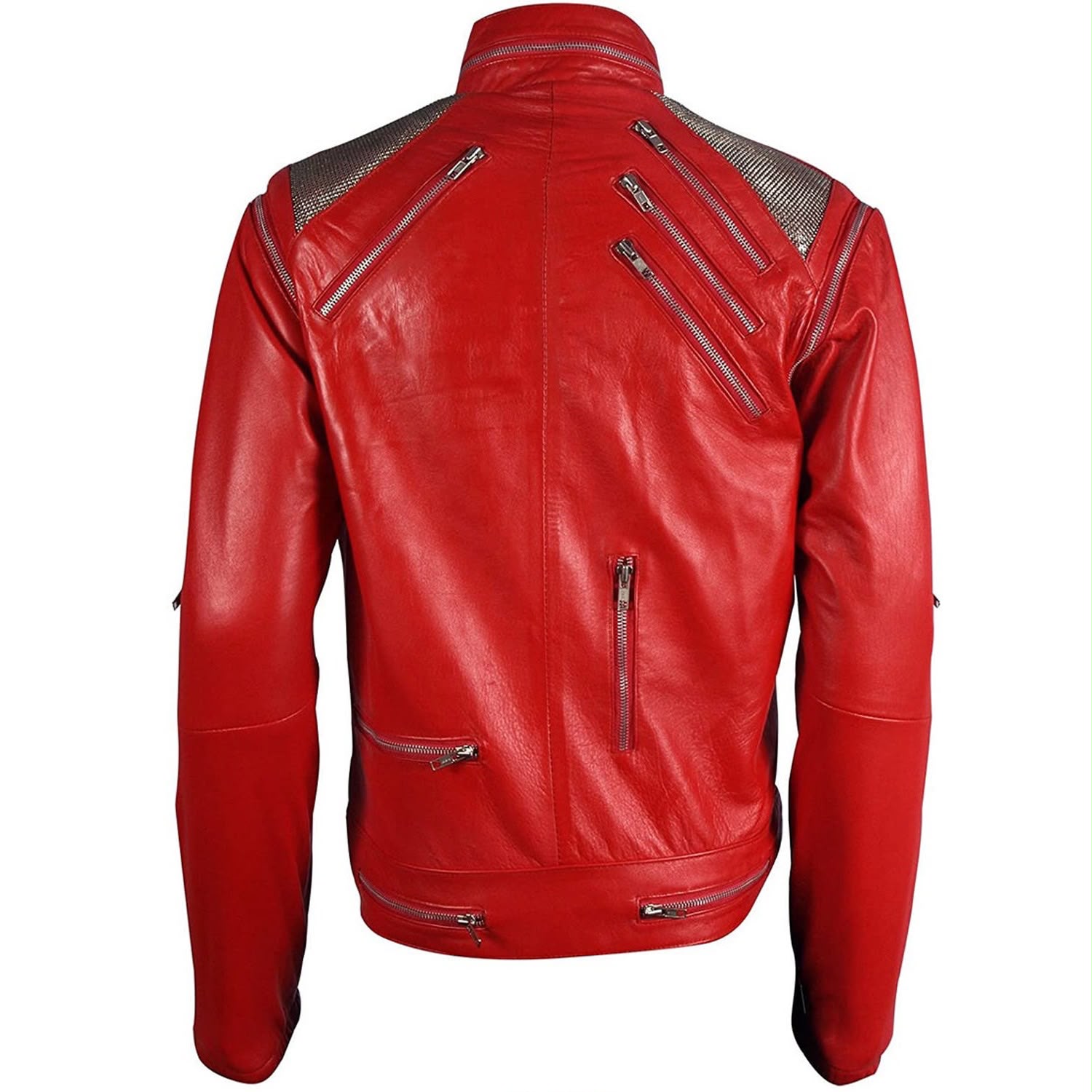 Michael Jackson Beat It Red Leather Jacket