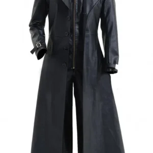 Resident Evil 5 Albert Wesker Leather Coat Cosplay Costume