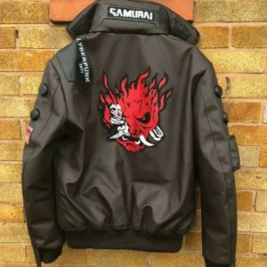 Cyberpunk 2077 V Samurai Leather Jacket