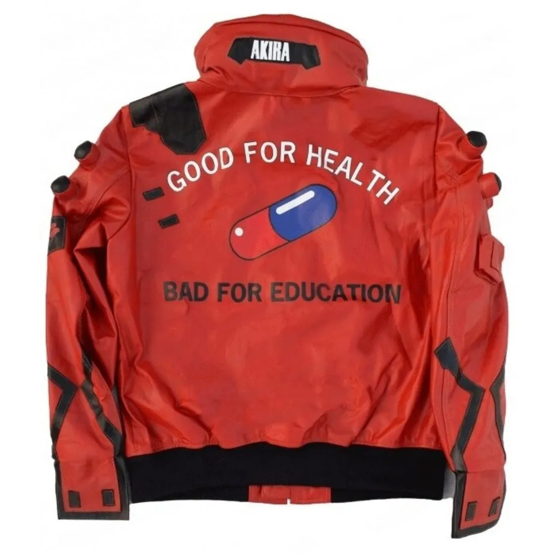 Akira Kaneda Cyberpunk 2077 Red Leather Jacket