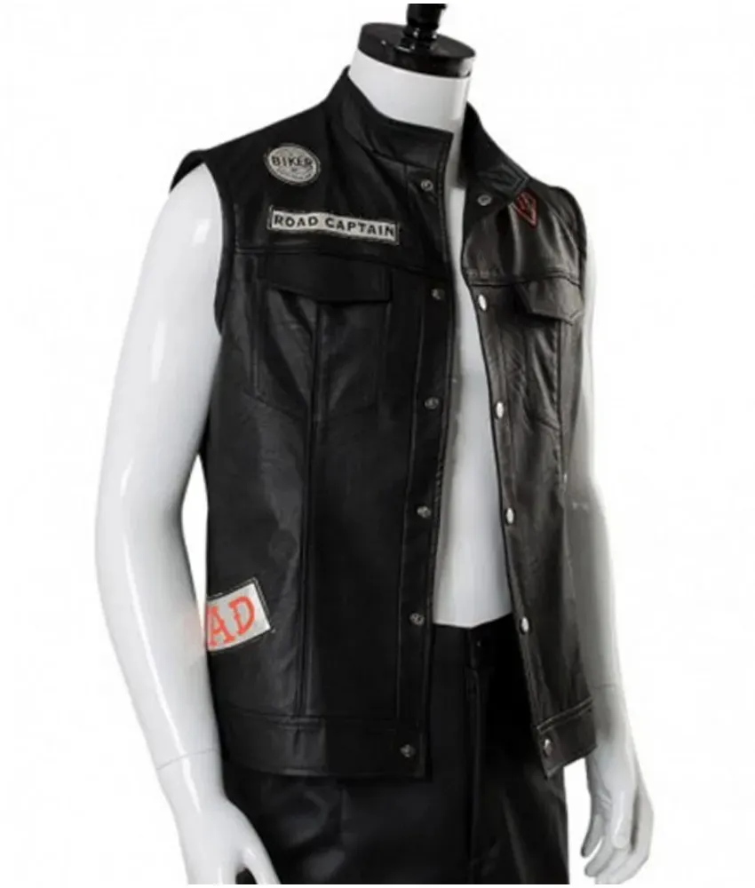 Deacon John Mongrel Farewell Motorcycle Leather Vest