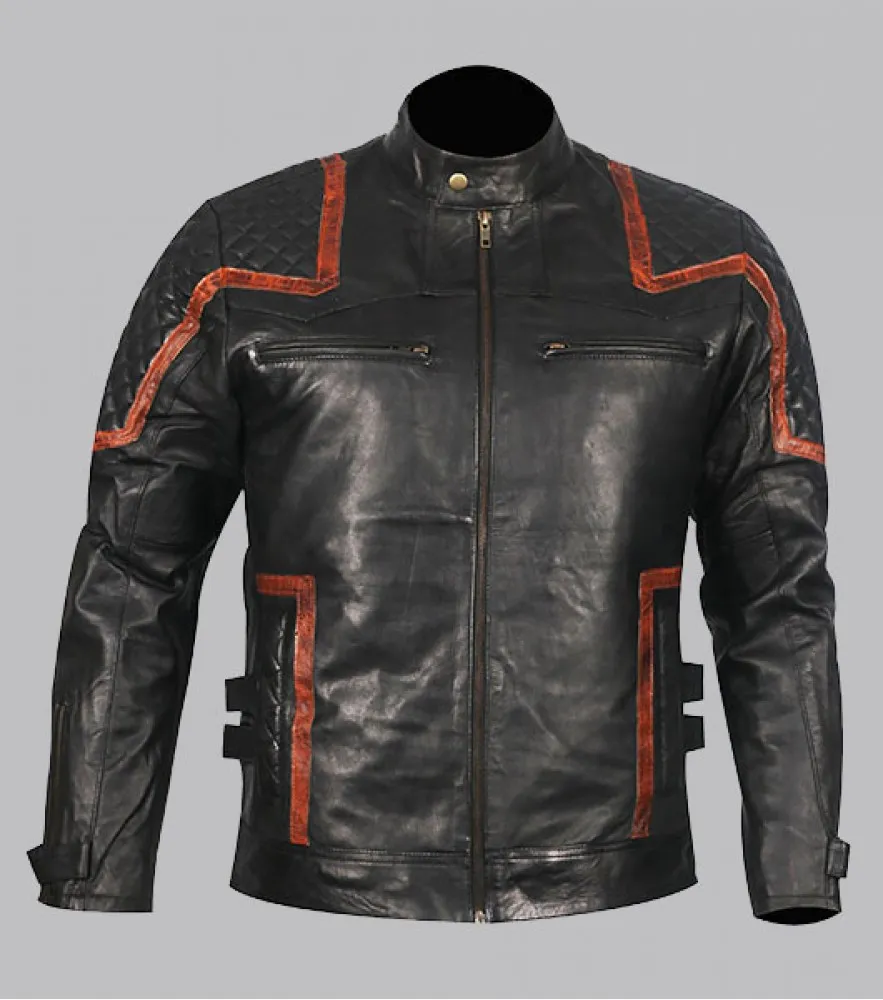 101 Vintage Distressed Motor Biker Jacket