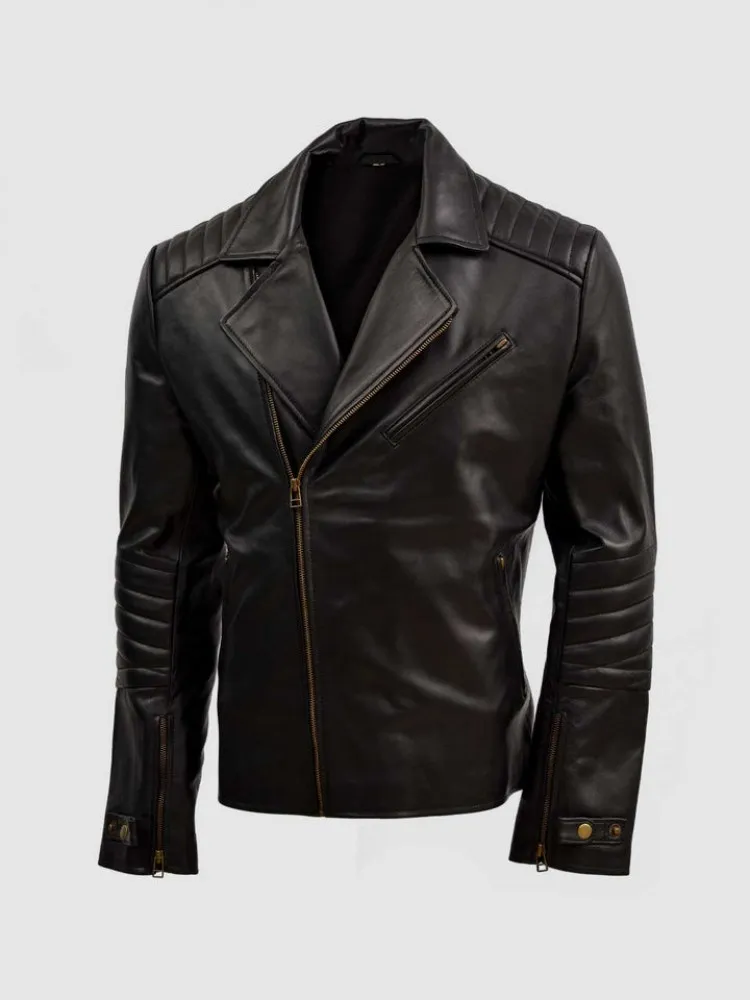 Biker Jacket in Sheep Leather