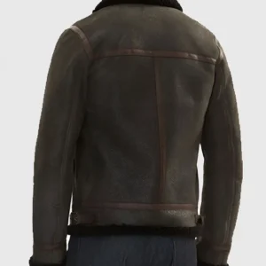 Alberto Men’s Brown G-1 Bomber Leather Jacket