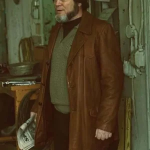 Fargo Karl Weathers Brown Leather Jacket