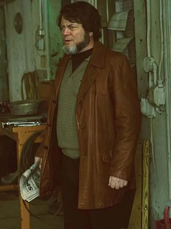 Fargo Karl Weathers Brown Leather Jacket