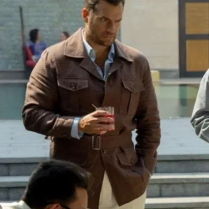 In the Grey 2026 Henry Cavill Brown Jacket