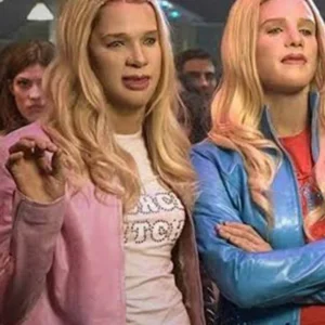 White Chicks Pink Leather Jacket