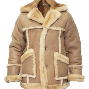 Men’s Fur Sheepskin Leather Coat