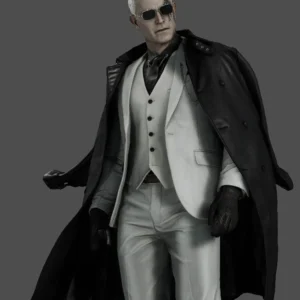 Resident Evil Requiem Zeno Leather Coat