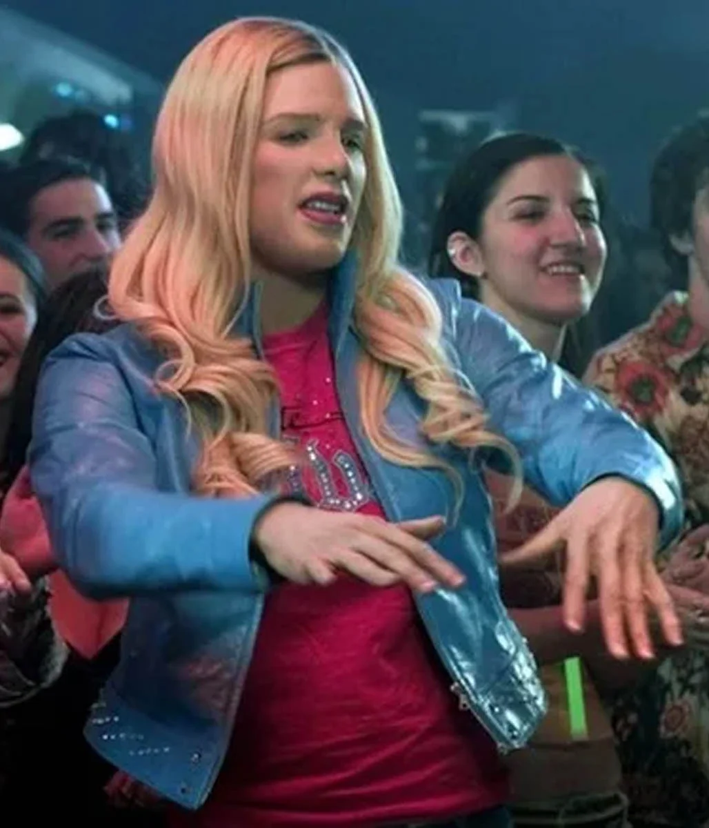 White Chicks Blue Leather Jacket