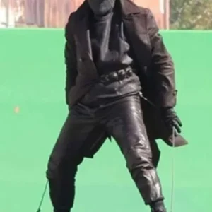 Spider Noir Nicolas Cage Leather Coat