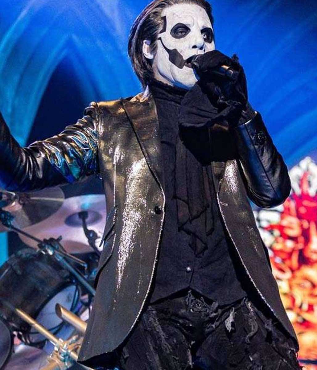 Tobias Forge Ghost Leather Blazer